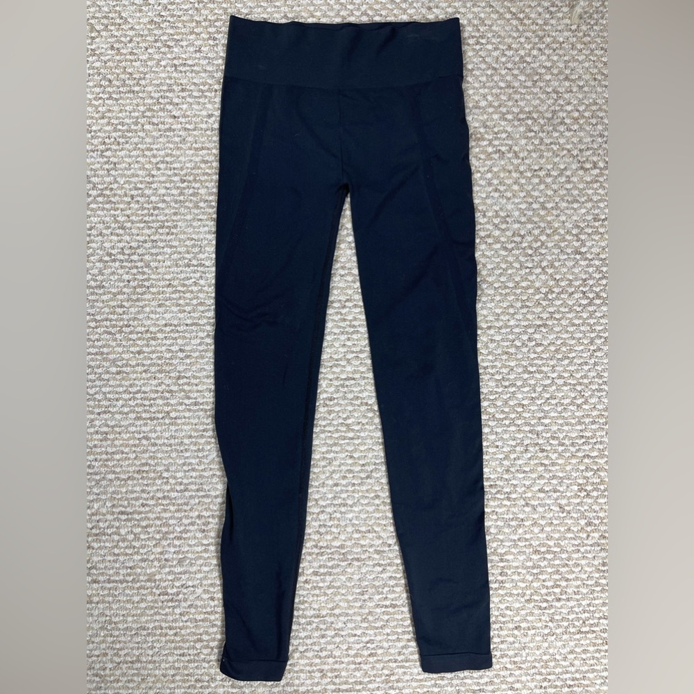 Theory Black Scuba Leggings